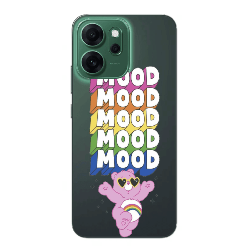 Oppo 14 F Mood Transparent Silicone TPU Θήκη